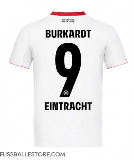 Günstige Eintracht Frankfurt Jonathan Burkardt #9 Auswärtstrikot 2025-26 Kurzarm